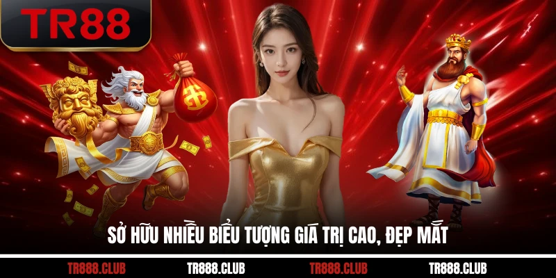 Sở hữu nhiều biểu tượng giá trị cao, đẹp mắt